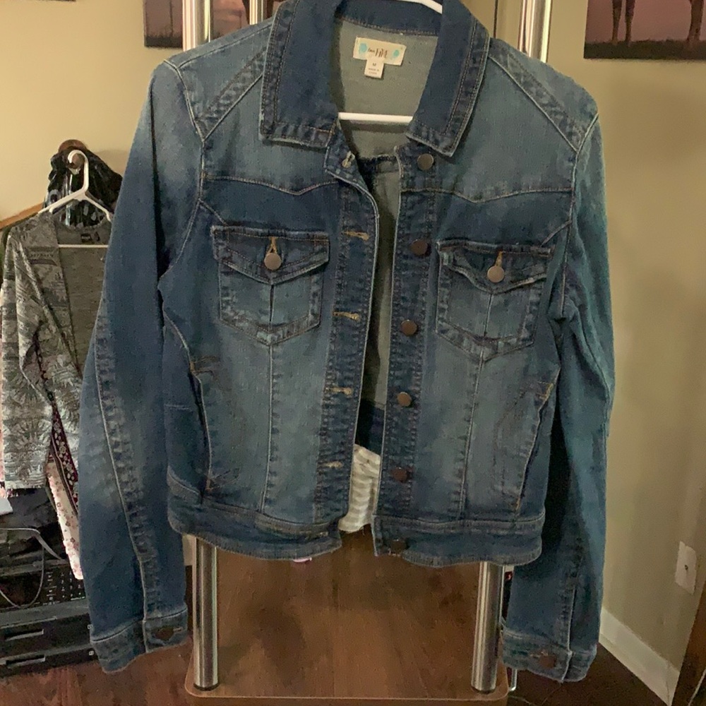 Love fire medium denim jacket
